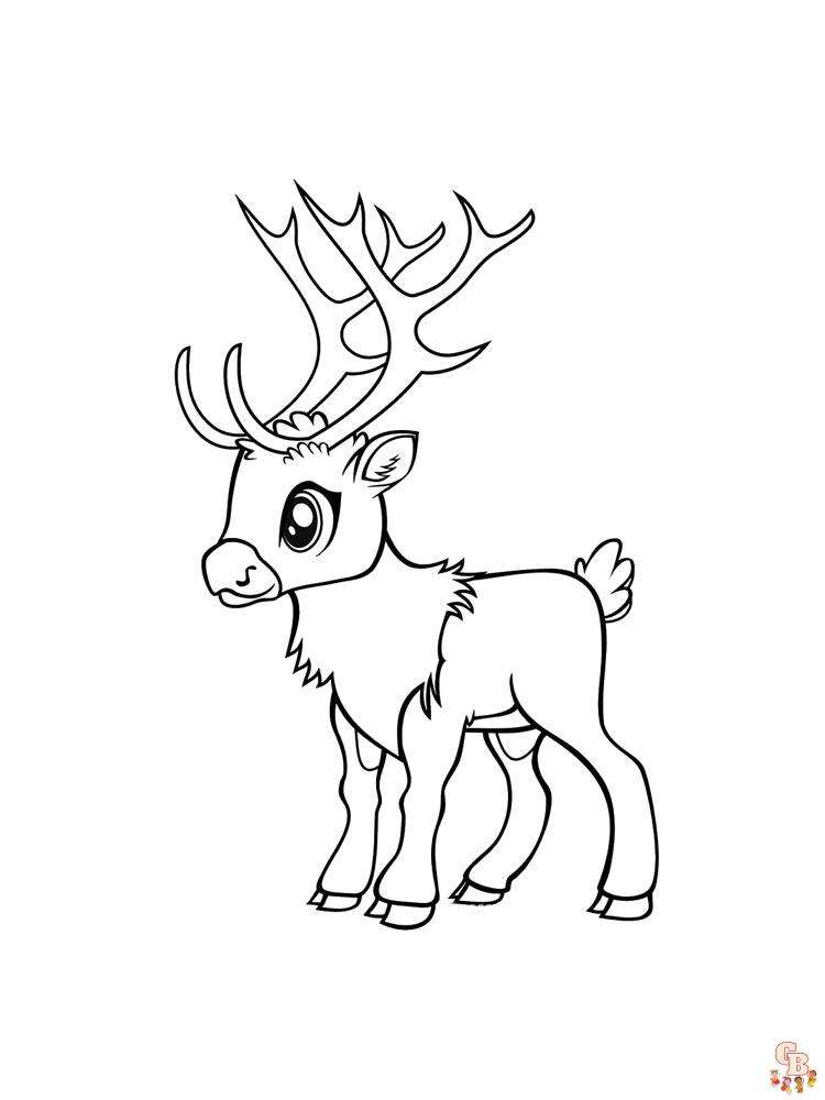 Coloriage Cerf