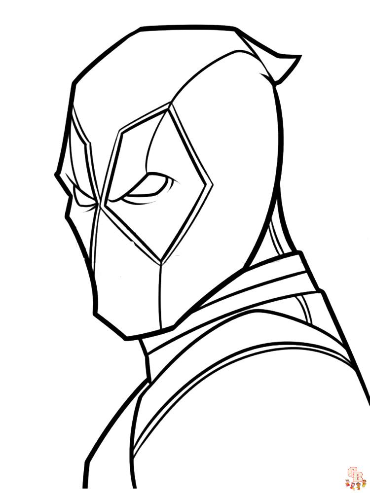 Coloriage Deadpool