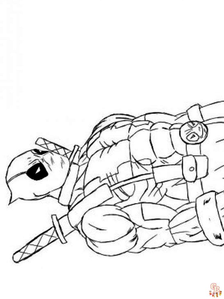 Coloriage Deadpool