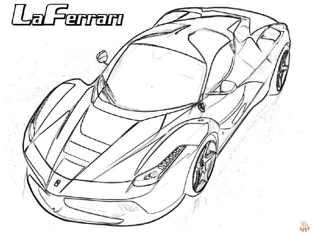 Coloriage Ferrari