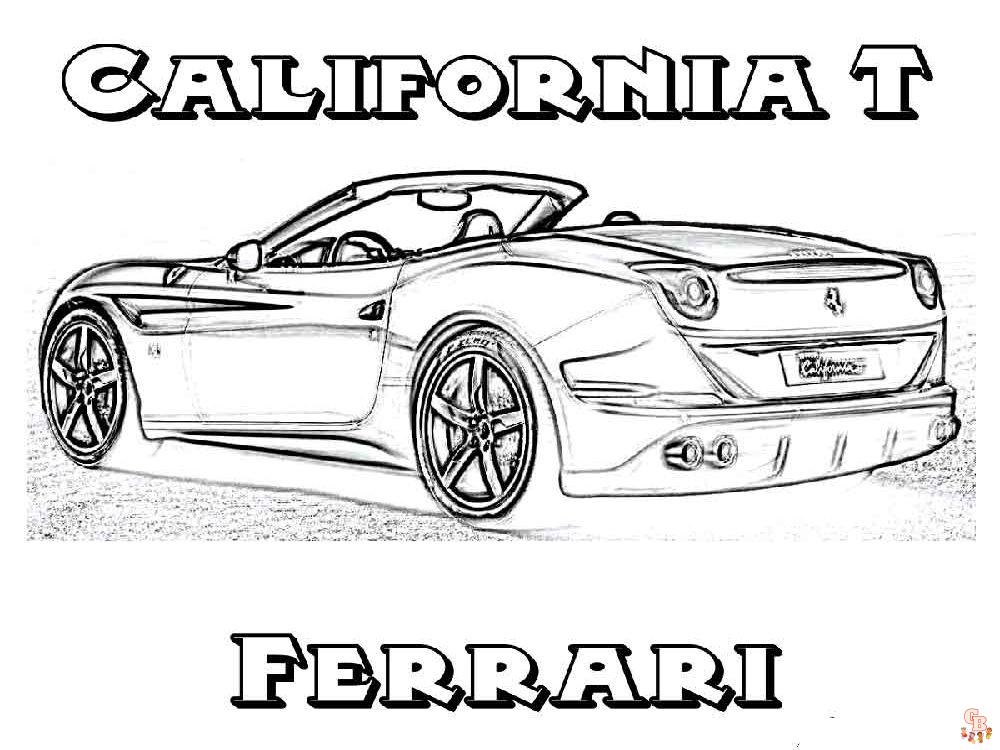 Coloriage Ferrari