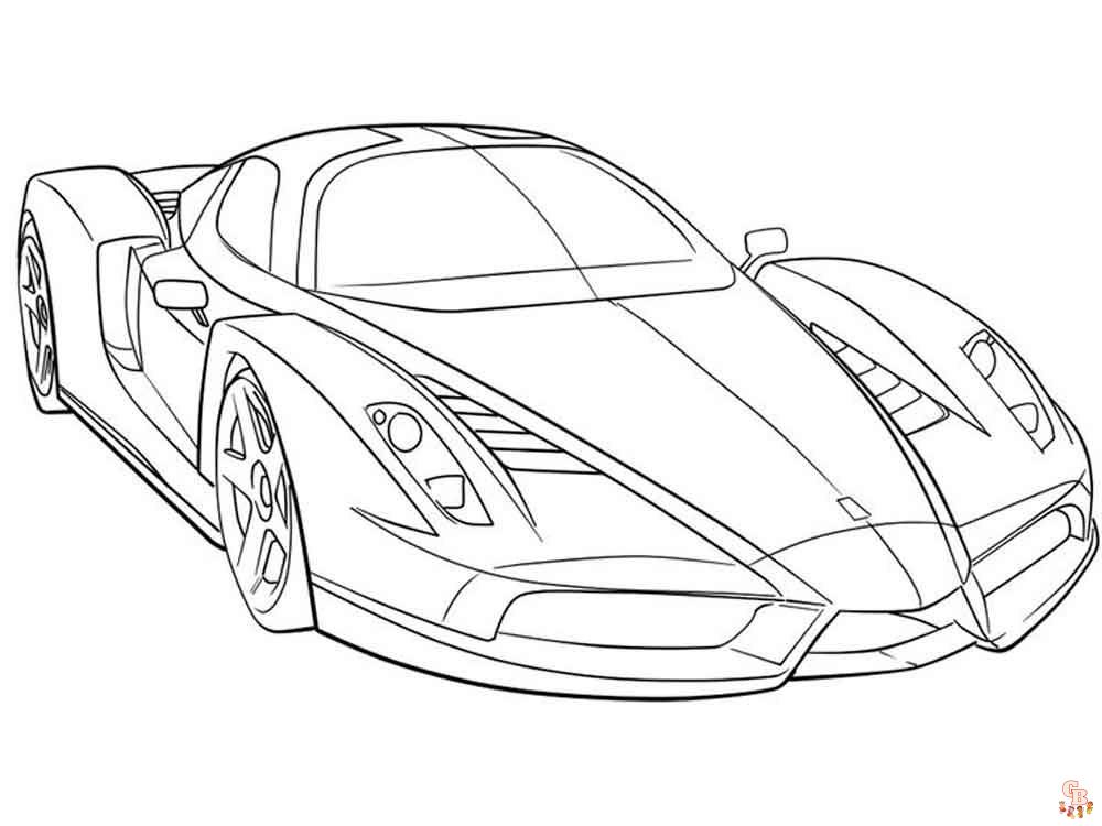 Coloriage Ferrari