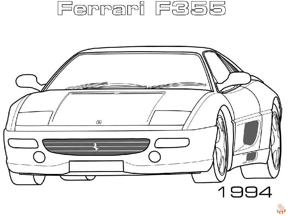 Coloriage Ferrari