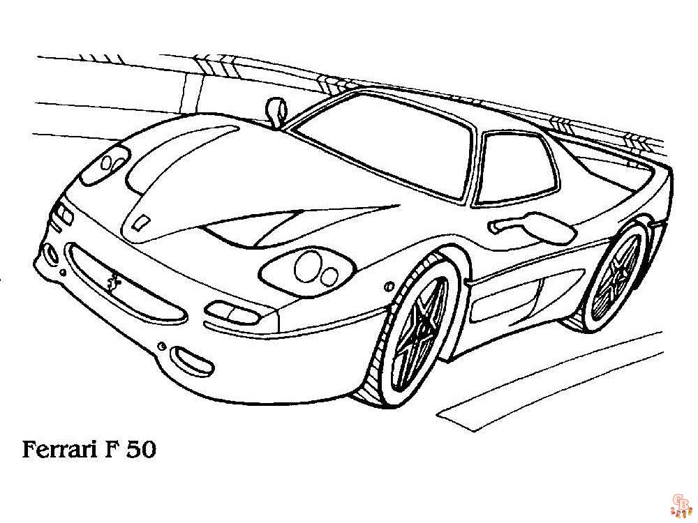 Coloriage Ferrari