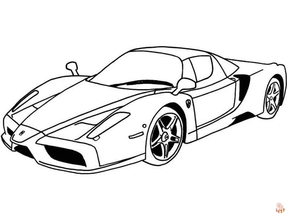 Coloriage Ferrari