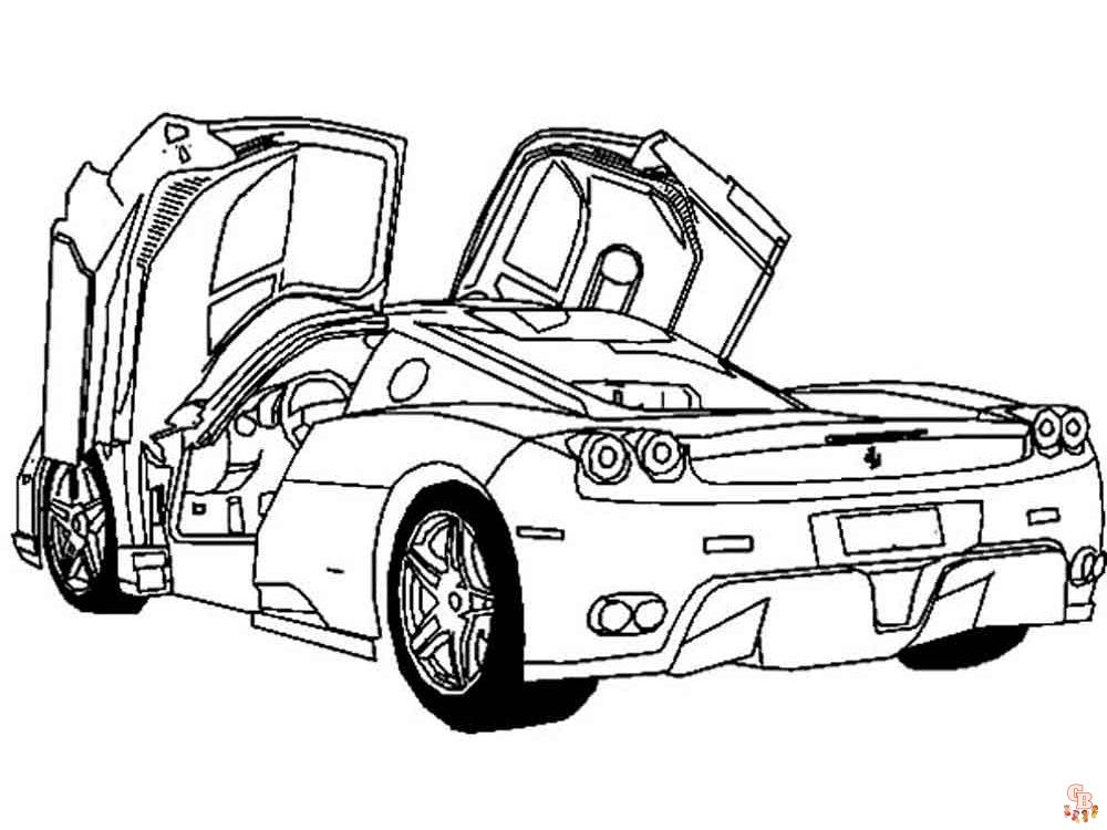 Coloriage Ferrari