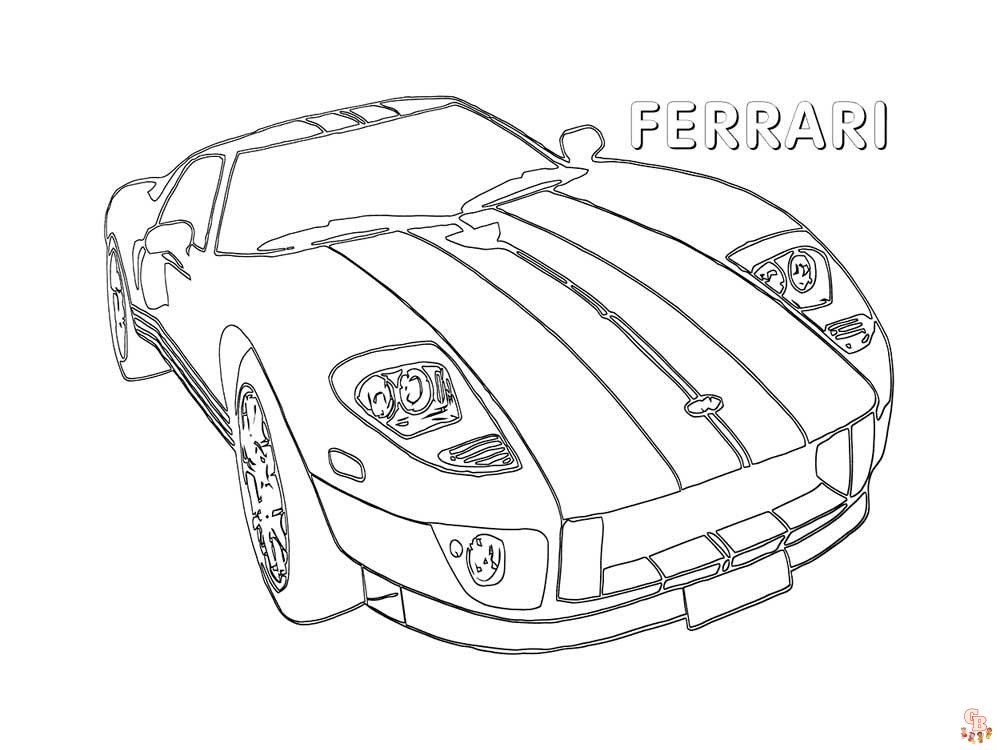 Coloriage Ferrari