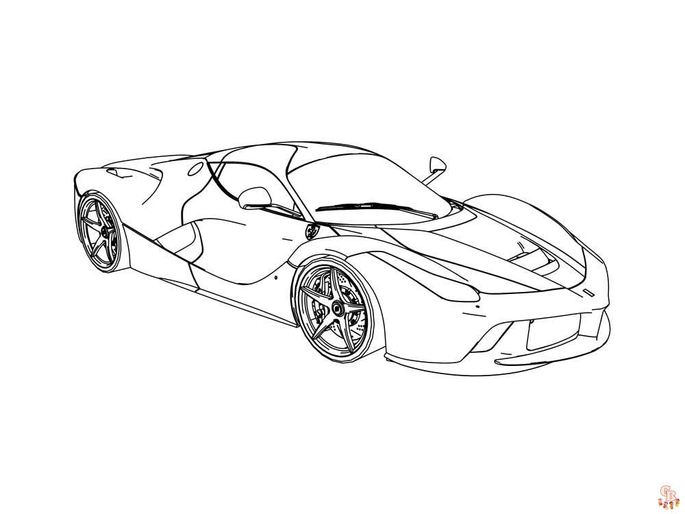 Coloriage Ferrari