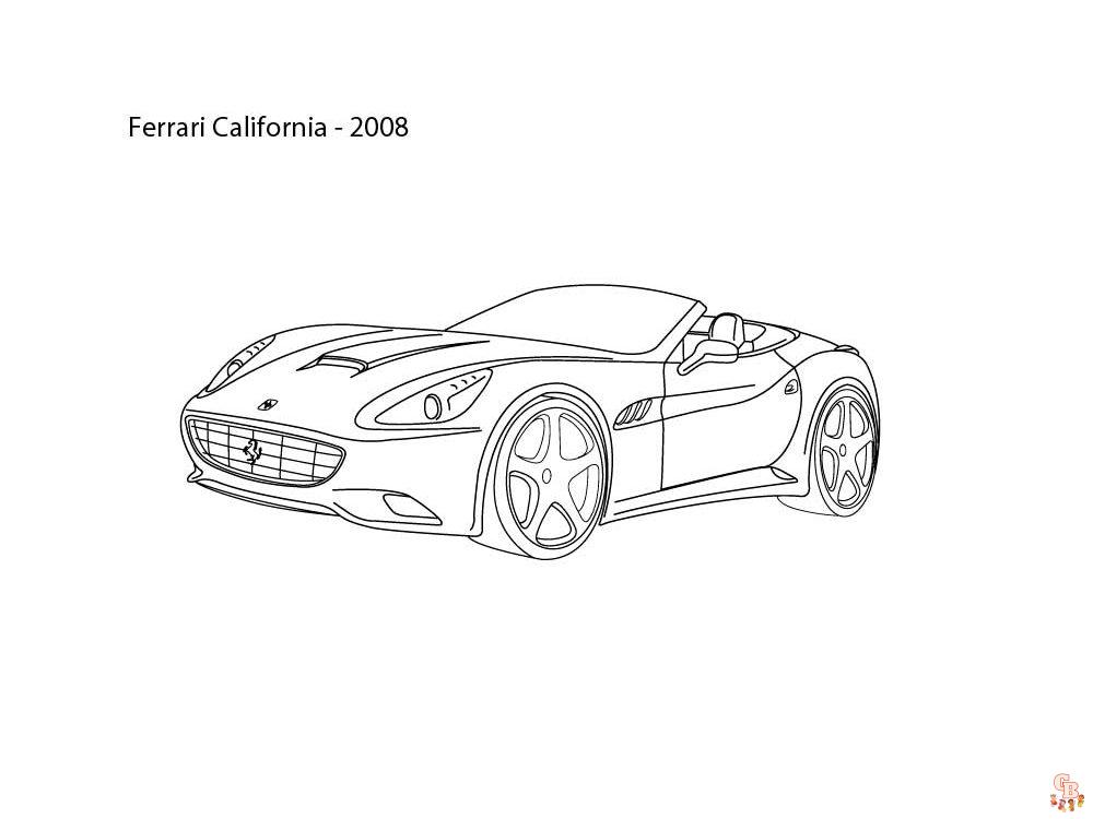 Coloriage Ferrari