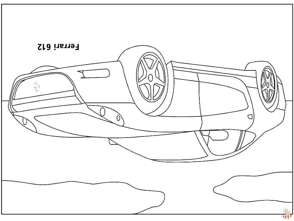 Coloriage Ferrari