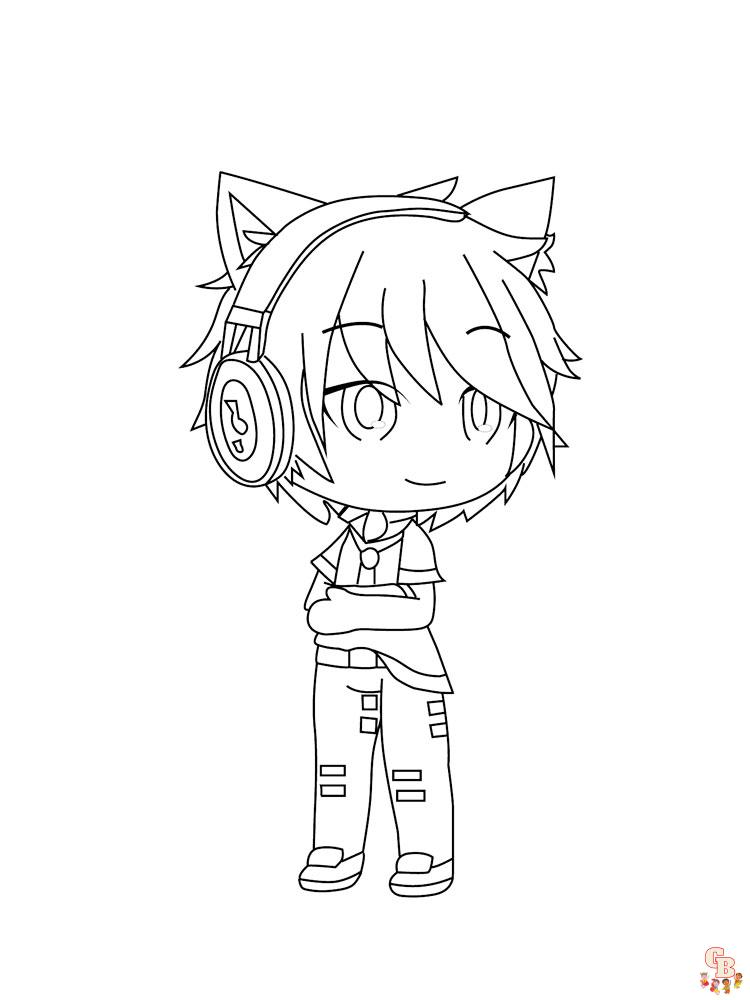 Coloriage Gacha Life