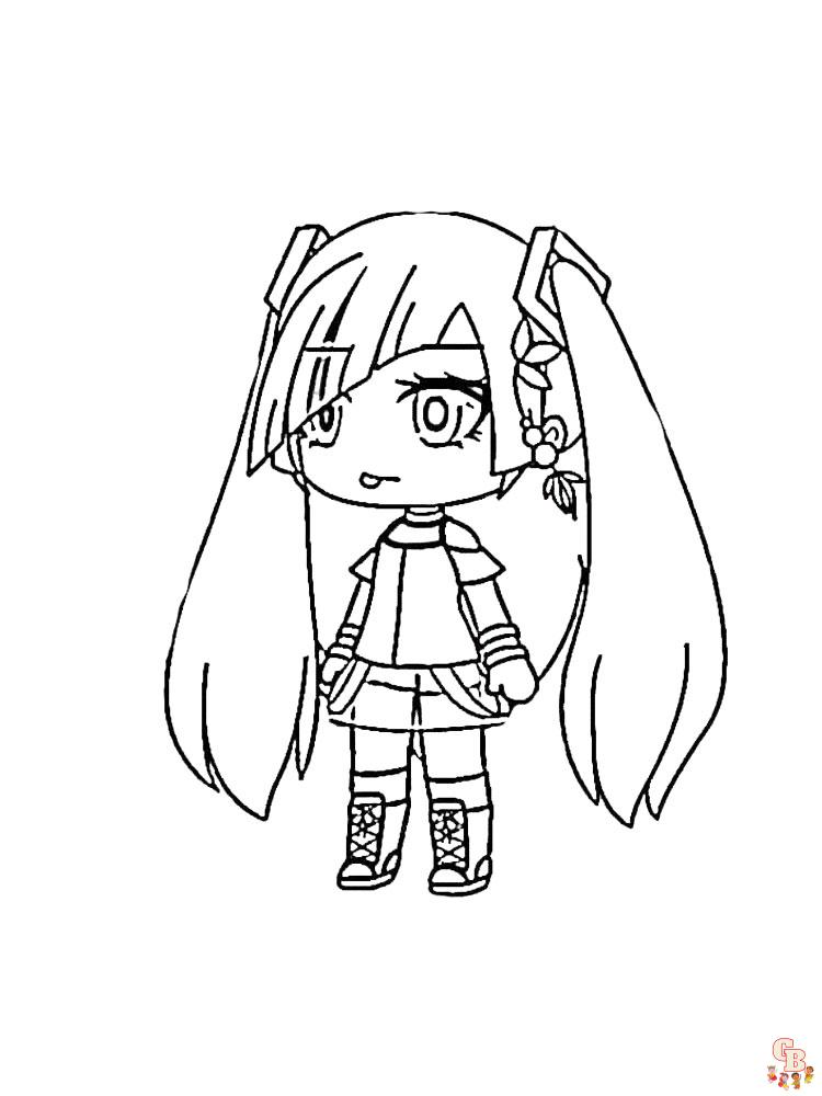 Coloriage Gacha Life