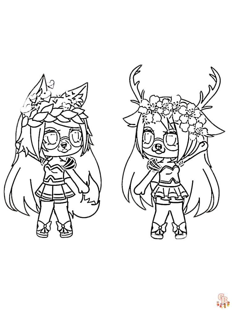 Coloriage Gacha Life