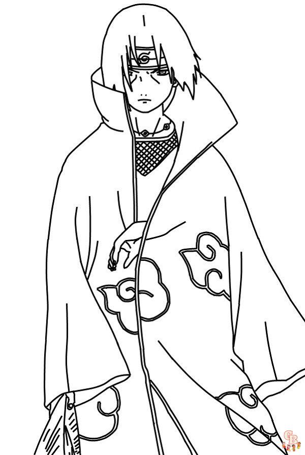 Coloriage Itachi