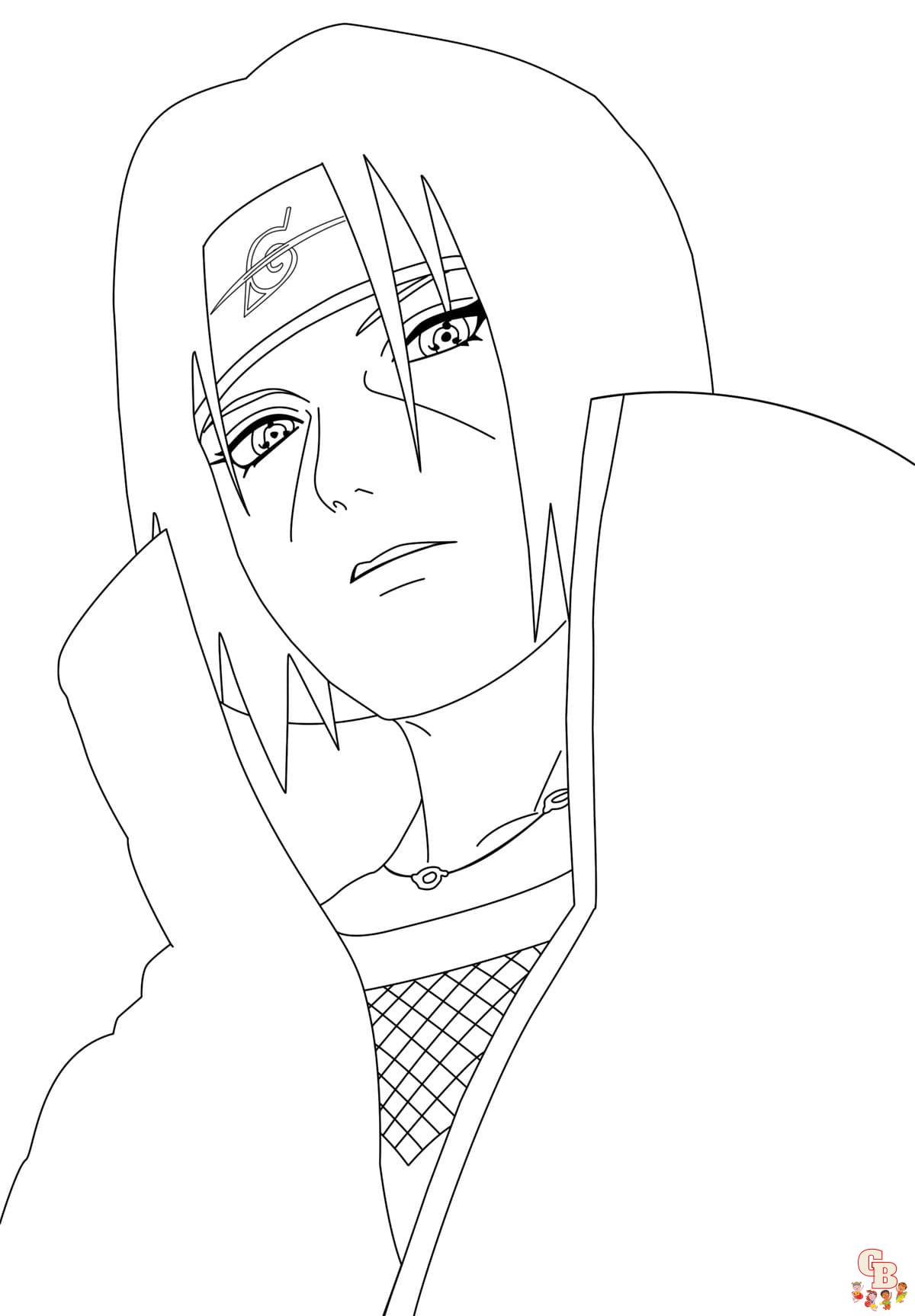 Coloriage Itachi