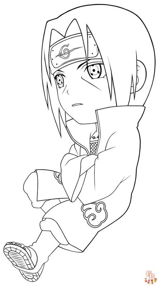 Coloriage Itachi