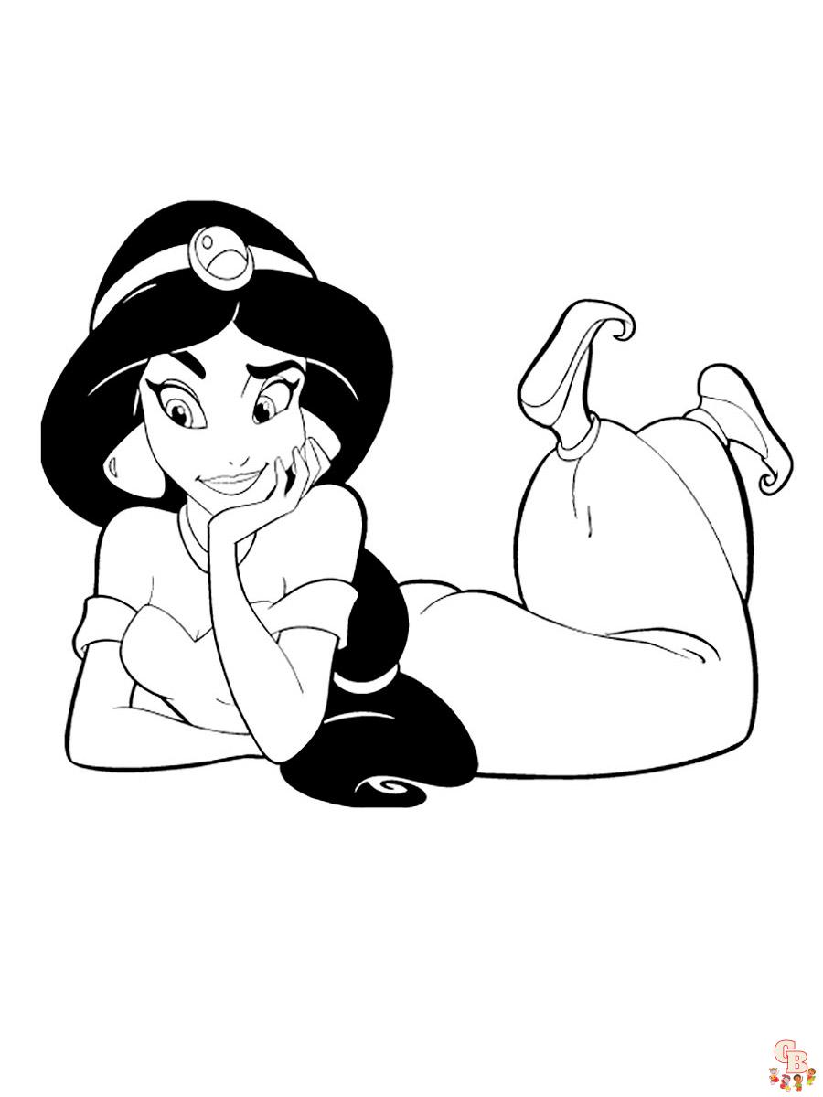 Coloriage Jasmine