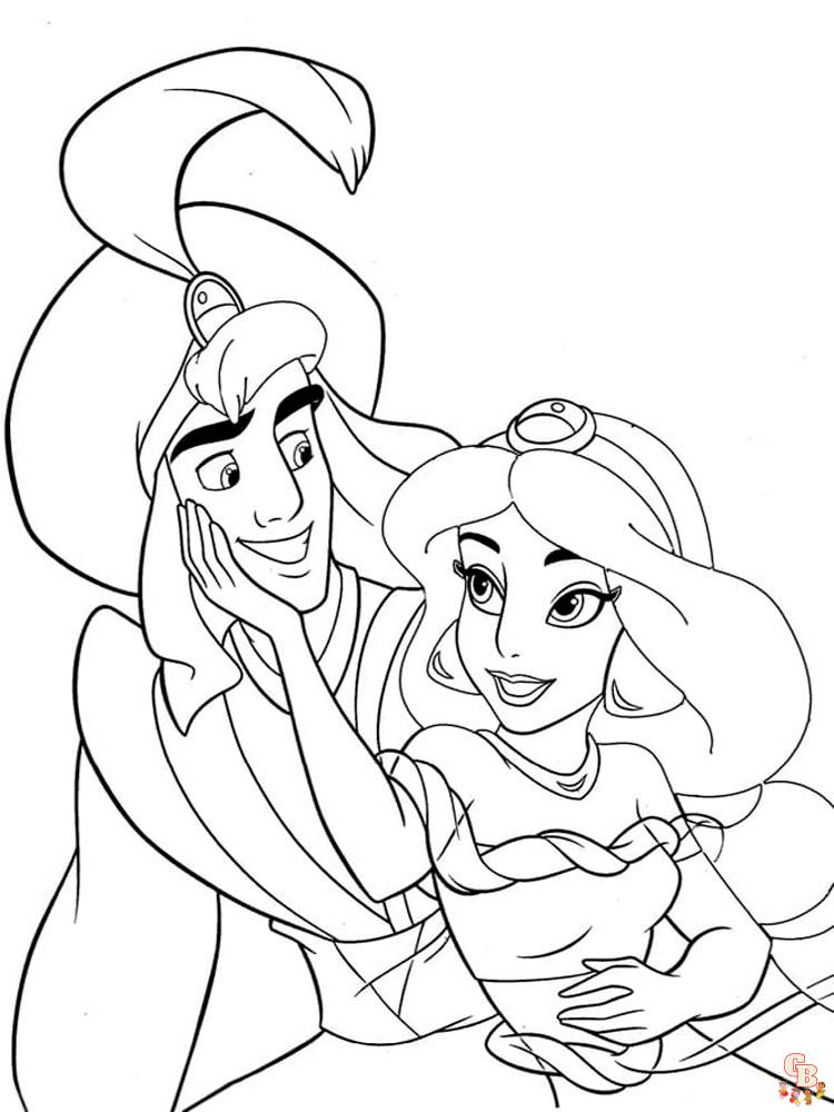 Coloriage Jasmine