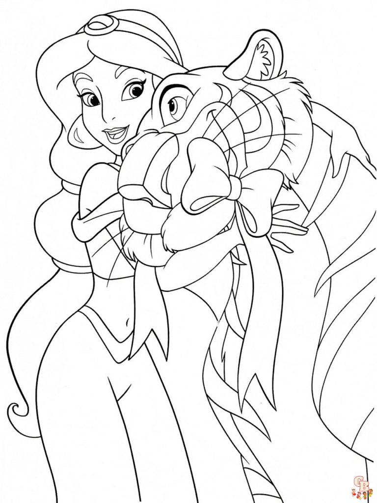 Coloriage Jasmine