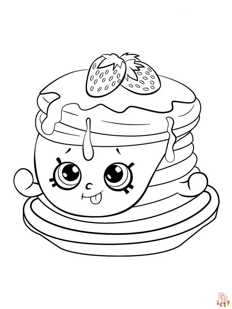 Coloriage Kawaii Nourriture