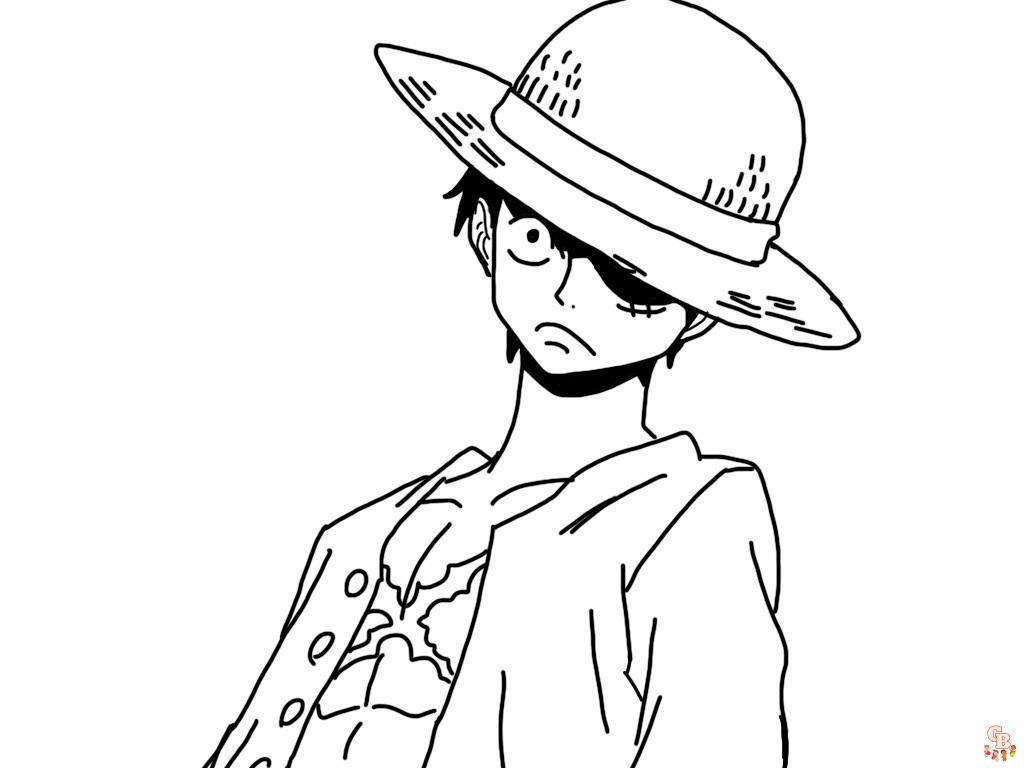 Coloriage Luffy