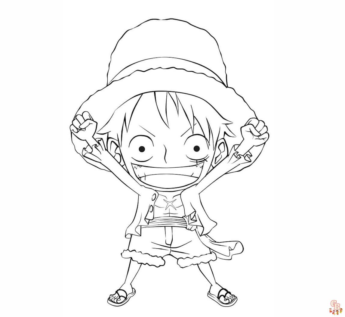 Coloriage Luffy