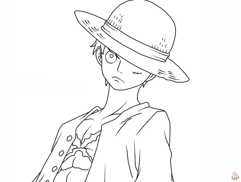 Coloriage Luffy