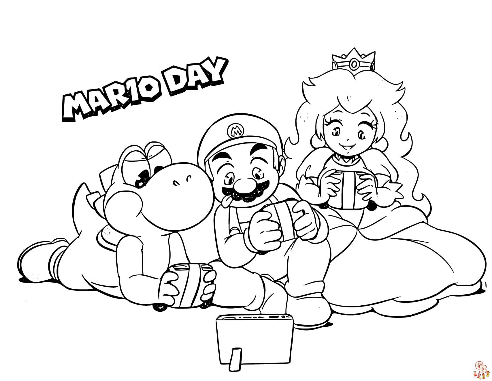 Coloriage Mario Odyssey