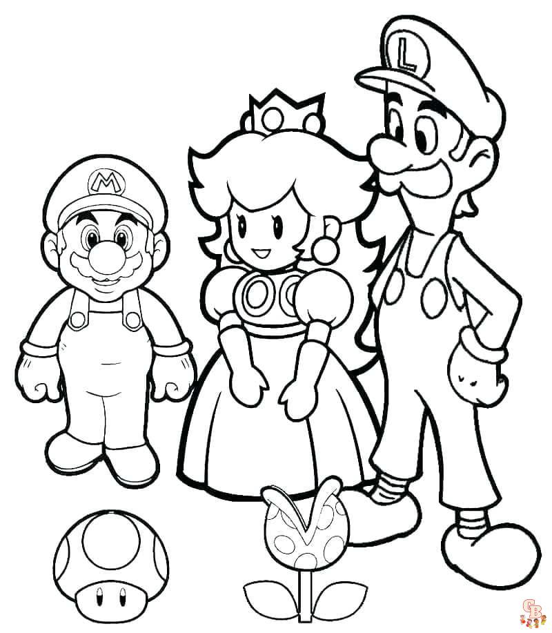 Coloriage Mario Odyssey