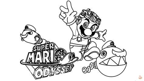 Coloriage Mario Odyssey