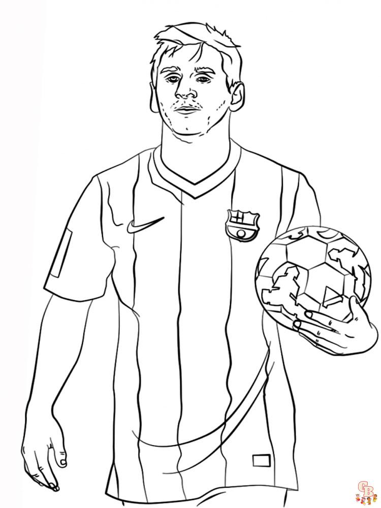 Coloriage Messi