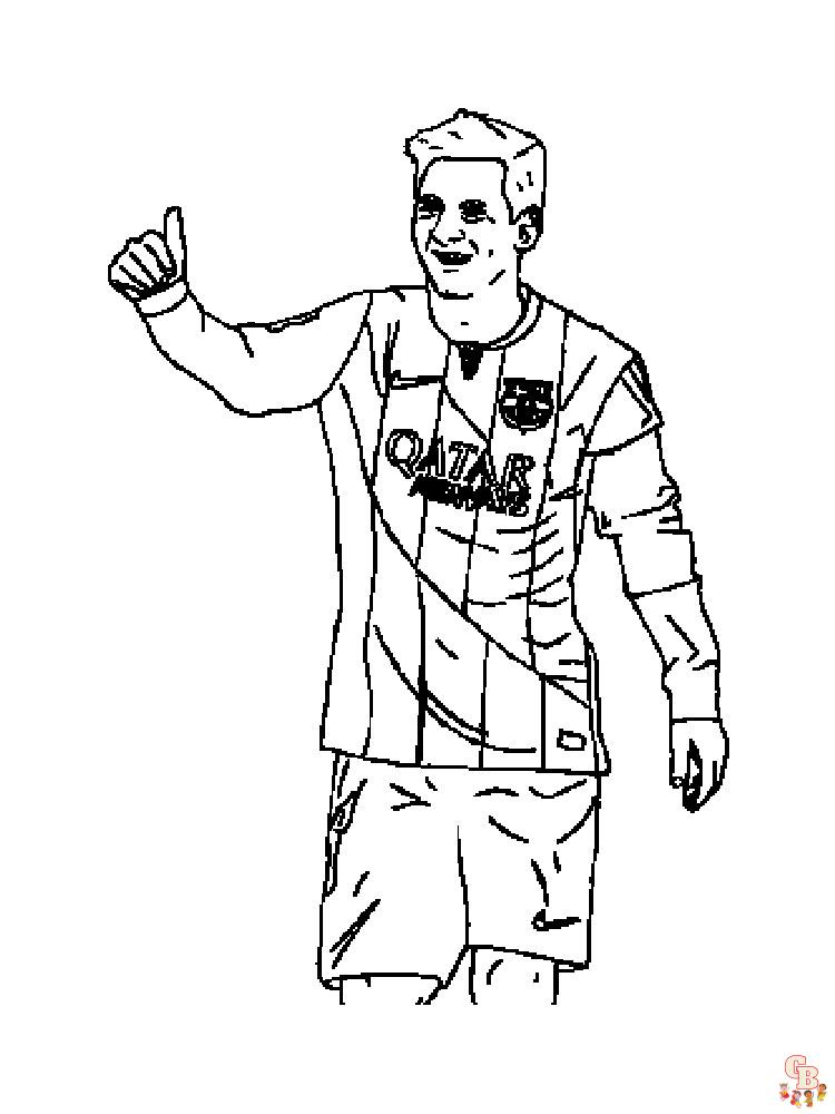 Coloriage Messi