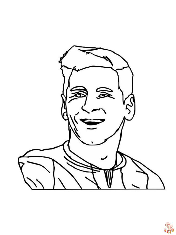 Coloriage Messi