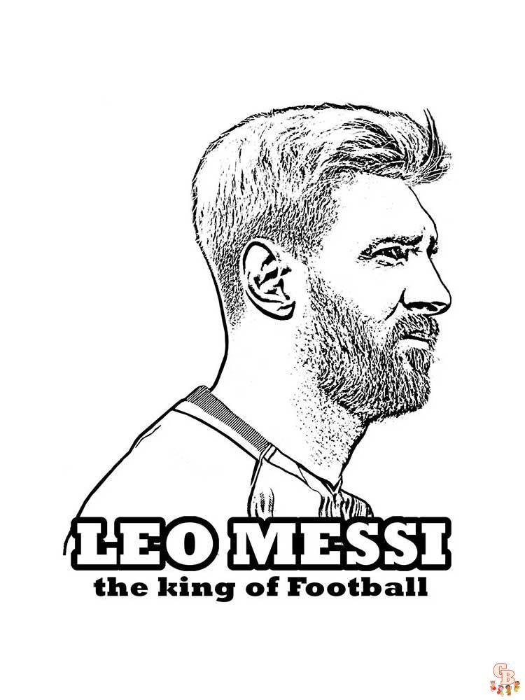 Coloriage Messi