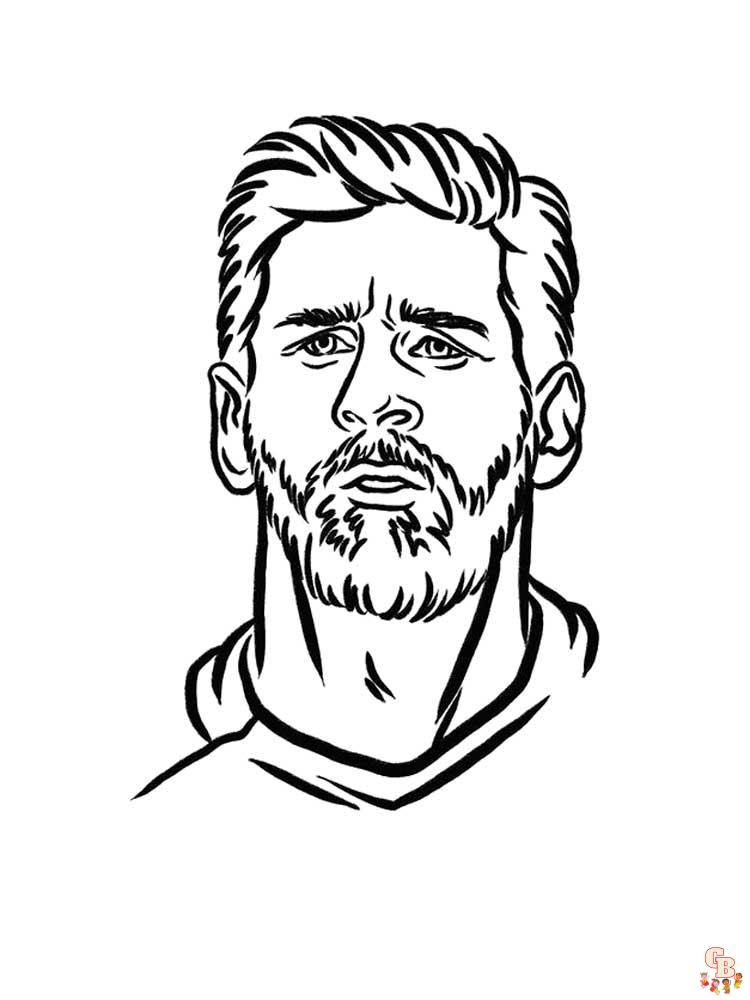 Coloriage Messi