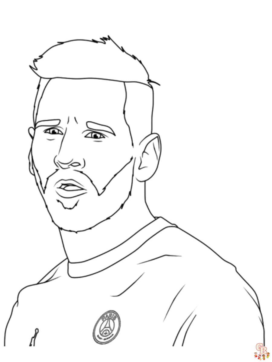 Coloriage Messi