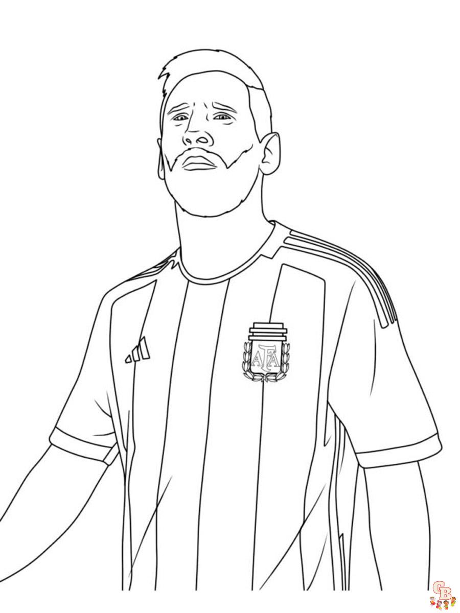 Coloriage Messi