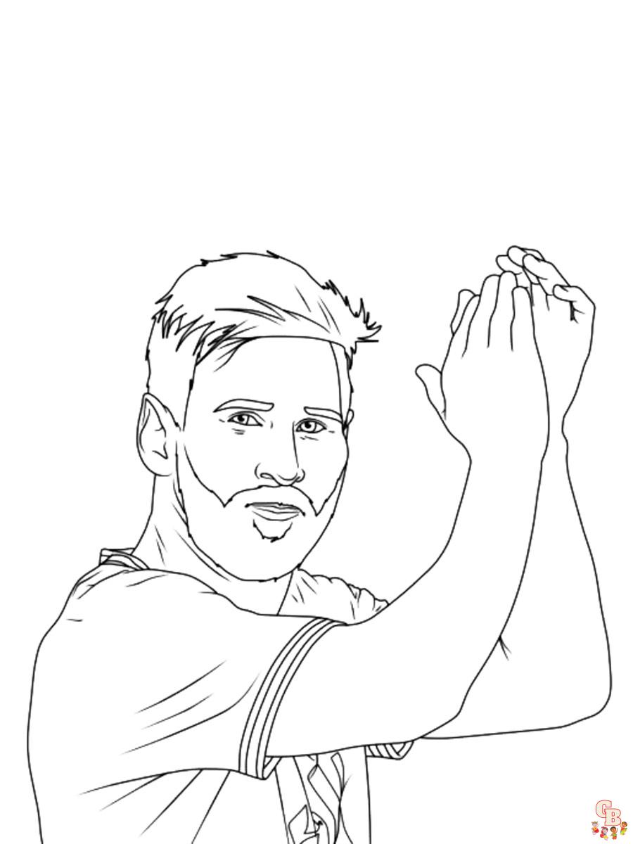 Coloriage Messi