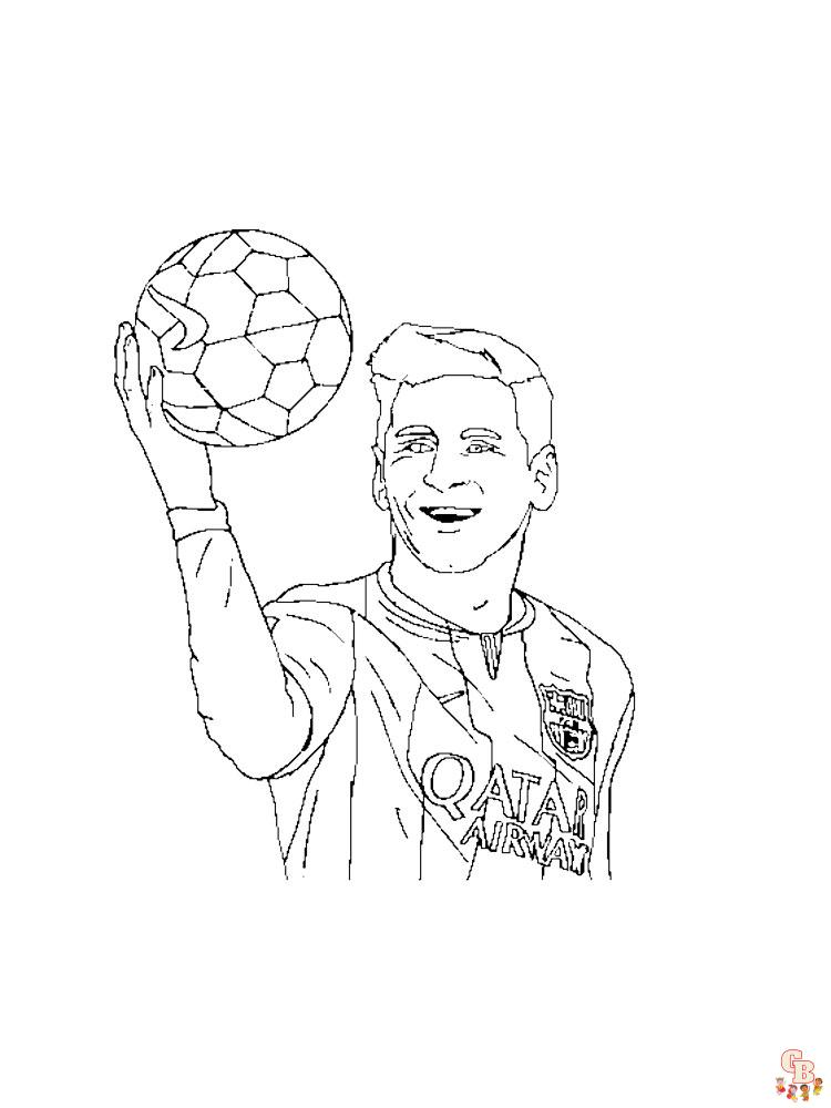 Coloriage Messi