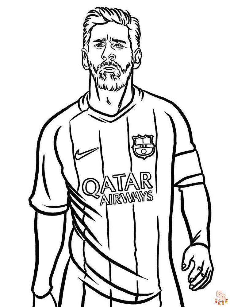 Coloriage Messi