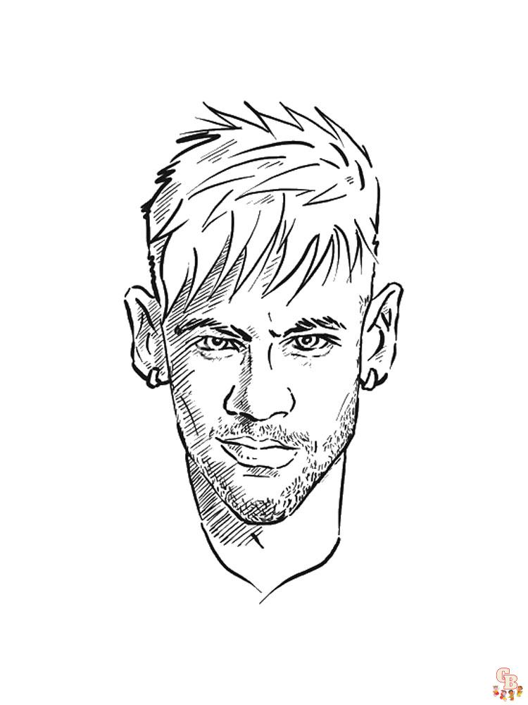 Coloriage Neymar