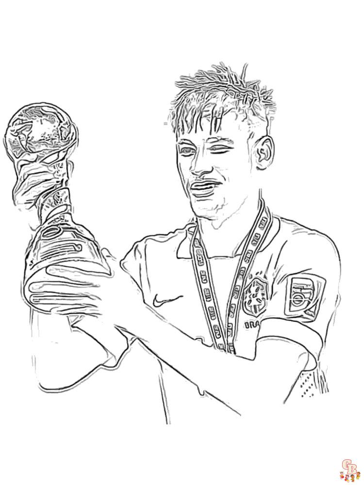 Coloriage Neymar