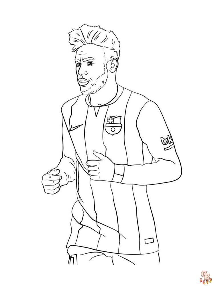 Coloriage Neymar