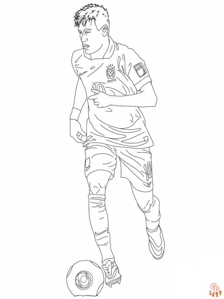 Coloriage Neymar