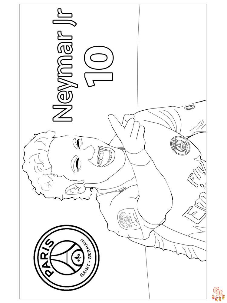 Coloriage Neymar