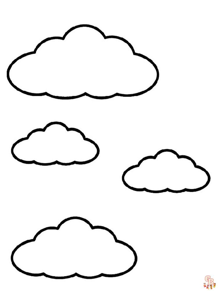 Coloriage Nuage