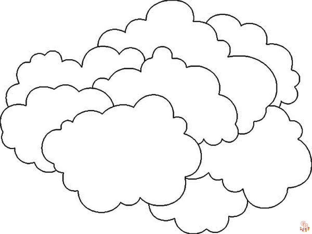 Coloriage Nuage