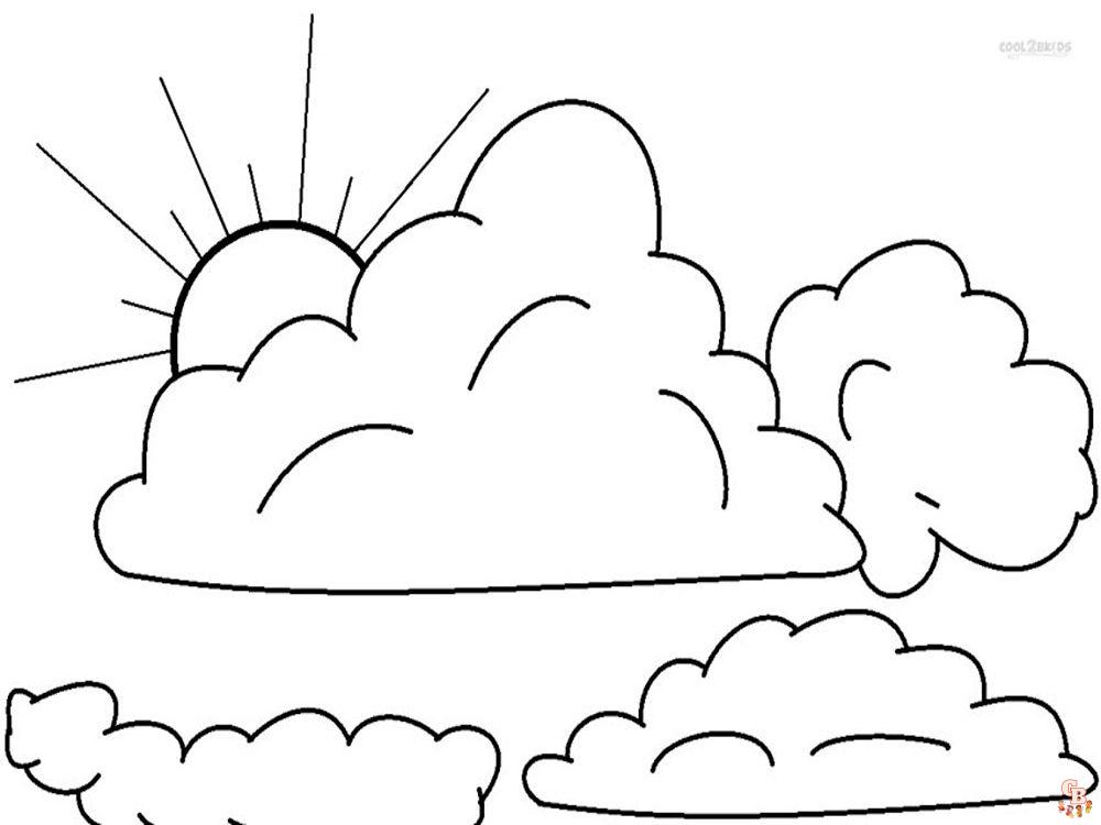 Coloriage Nuage