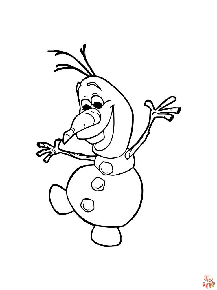 Coloriage Olaf