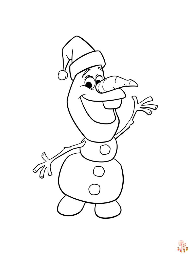 Coloriage Olaf